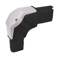 REDUCTION ELBOW, 90 DEG, ALUM, BLACK S1MRE