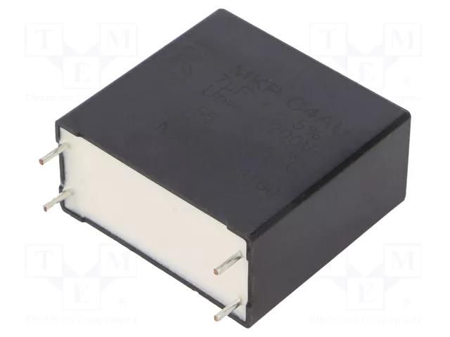 Capacitor: polypropylene; DC-Link; 7uF; ESR: 7.7mΩ; THT; ±5%; 13.1A KEMET C4AUPBW4700M3FJ