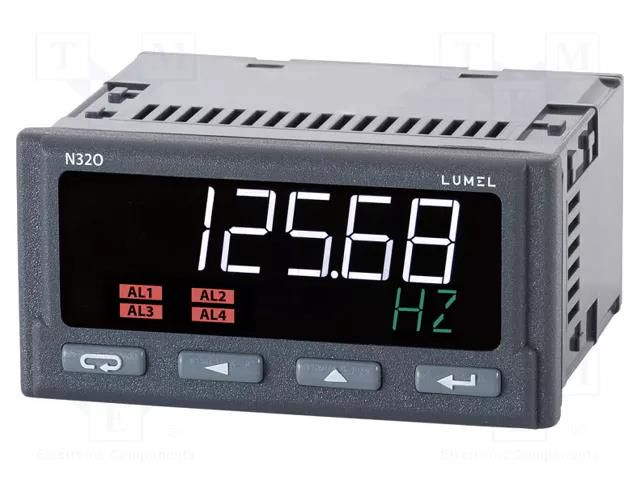 Meter: multifunction; digital,mounting; LCD; 5 digits,6 digits LUMEL N32O-220000000M0