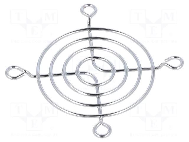 Guard; chrom-nickel steel; 60x60mm; screw; Body dim: Ø53x5.2mm Qualtek Electronics 08147