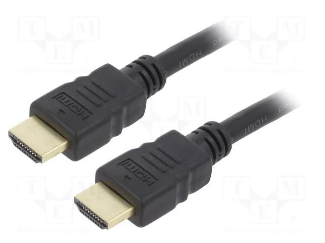 Cable; HDMI plug,both sides; PVC; HDMI 1.4; 10m; black; 28AWG GEMBIRD CC-HDMI4-10M