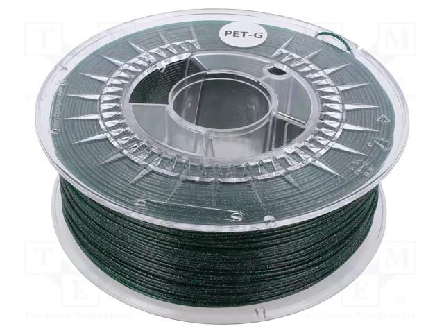 Filament: PET-G; Ø: 1.75mm; green; 220÷250°C; 1kg DEVIL DESIGN DEV-PETG-1.75-GGN