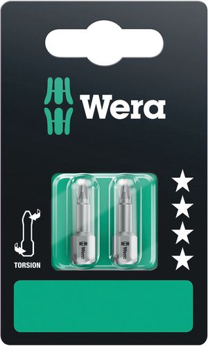 851/1 TZ SB bits, 1 x PH 1x25; 1 x PH 2x25; 1 x PH 3x25, Wera 05073326001