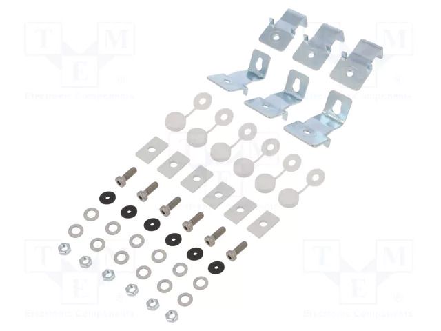 Set of wall holders; steel; W: 160mm; H: 150mm; D: 50mm; 6pcs. SCHNEIDER ELECTRIC NSYFMPLA