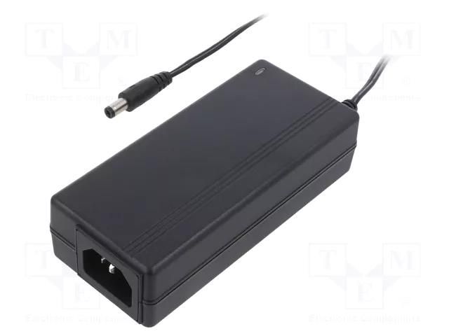 Power supply: switching; 18VDC; 3.33A; Out: 5,5/2,1; 60W; 90÷264VAC POS POSC18333D-C14