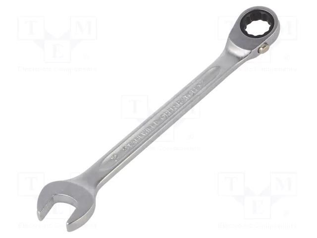 Wrench; combination spanner,with ratchet; 16mm; OPEN-RATCH STAHLWILLE ST-41171616