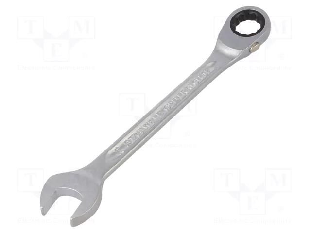 Wrench; combination spanner,with ratchet; 24mm; OPEN-RATCH STAHLWILLE ST-41172424