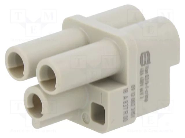 Connector: HDC; contact insert; female; 40A; 400V; Han Q; PIN: 3 HARTING 09120023151