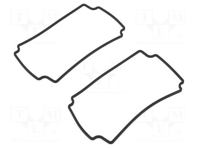 Gasket; -40÷150°C; Gasket material: silicone rubber; 2pcs. HAMMOND HM-1590Z120G