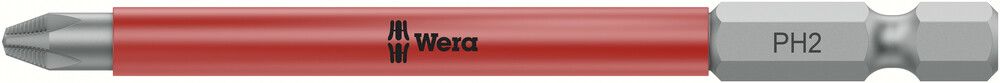 853/4 ACR® SL bits with sleeve, magnetized, PH 2x90, Wera 05323781001