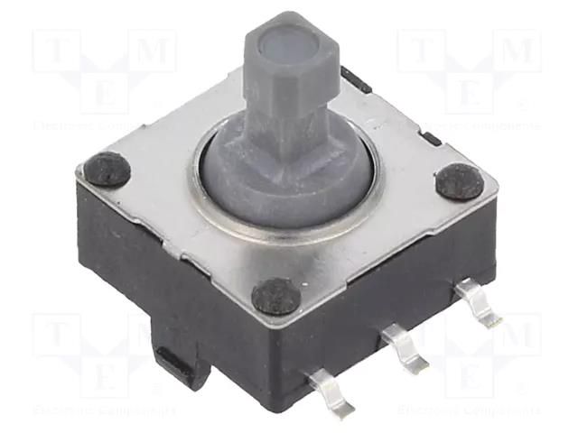 Joystick; NO x6; Pos: 6; 0.02A/15VDC; SMT; none; 4.9N; -20÷70°C; grey E-SWITCH JS5208