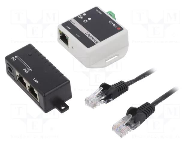 Industrial module: digital output; 5÷50°C; 10÷24VDC; OUT: 1 INVEO LANTICK-PE-1-0