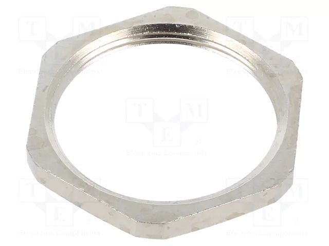 Nut; M40; brass; 46mm; Thread: metric; Pitch: 1.5; Plating: nickel LAPP LP-52103050