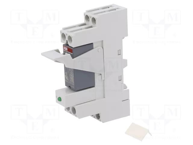 Relay: interface; DPDT; Ucoil: 12VDC; for DIN rail mounting; CR-P ABB CR-P012DC2SS42V