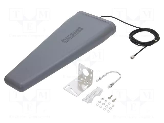 Antenna; 5G,LTE; 10dBi; outside; 50Ω; 680÷2700MHz,3400÷3800MHz SR PASSIVES 5G-LPA01G-NF-3