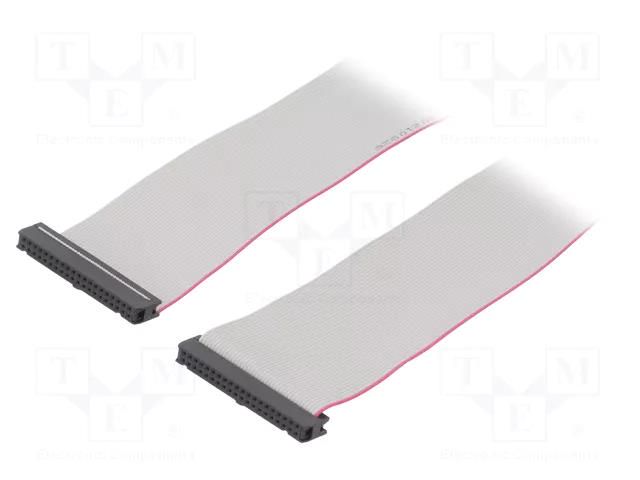 Ribbon cable with IDC connectors; Tape ph: 1.27mm; 0.6m CONNFLY DS1052-402B2NA2060