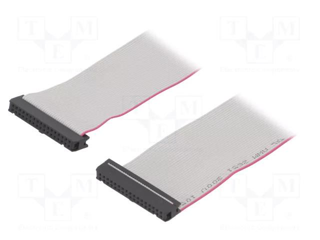 Ribbon cable with IDC connectors; Tape ph: 1.27mm; 0.6m CONNFLY DS1052-342B2NA2060