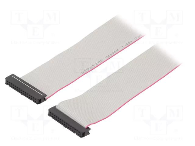 Ribbon cable with IDC connectors; Tape ph: 1.27mm; 0.6m CONNFLY DS1052-302B2NA2060