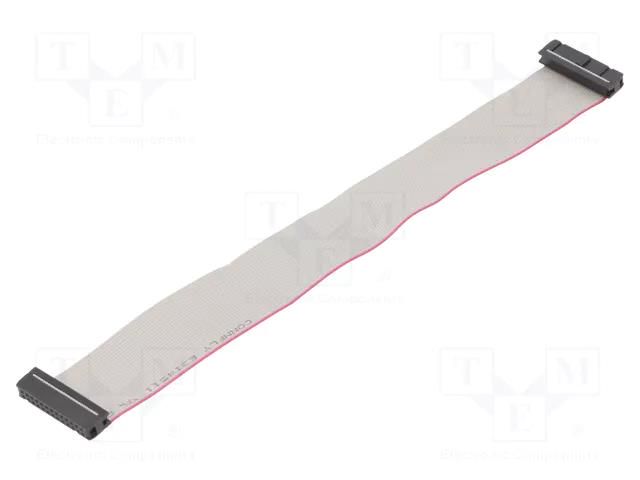 Ribbon cable with IDC connectors; Tape ph: 1.27mm; 0.15m CONNFLY DS1052-302B2MA2015