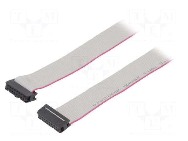 Ribbon cable with IDC connectors; Tape ph: 1.27mm; 0.6m CONNFLY DS1052-162B2NA2060