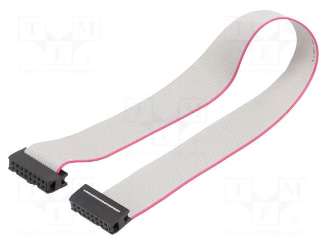 Ribbon cable with IDC connectors; Tape ph: 1.27mm; 0.3m CONNFLY DS1052-162B2NA2030