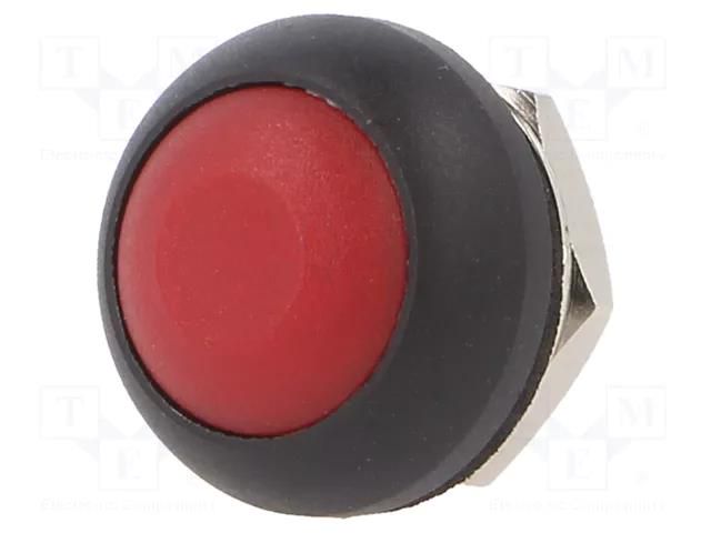 Switch: push-button; Pos: 2; SPST-NO; 0.4A/32VAC; 0.1A/50VDC; IP67 KNITTER-SWITCH DPW1CG-R