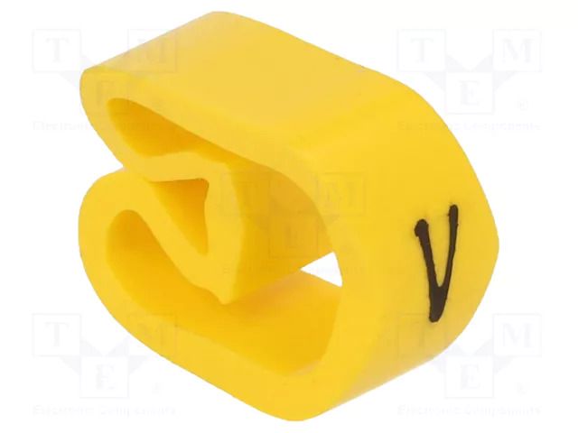 Markers; Marking: V; 8÷16mm; PVC; yellow; -30÷80°C; leaded; CLI C WEIDMÜLLER WM-0253411681