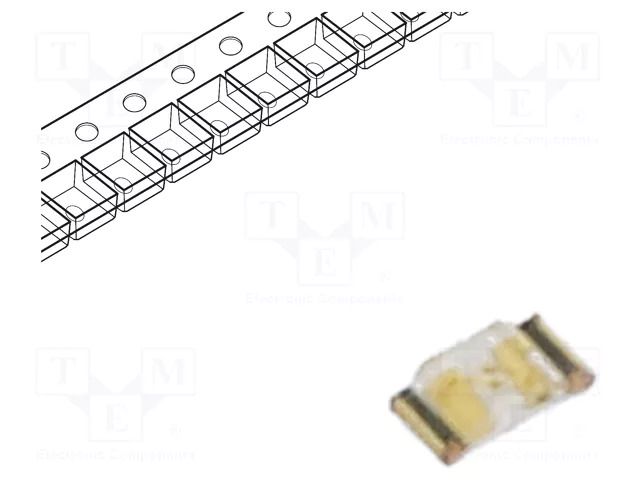 LED; green; SMD; 0402; 120÷280mcd; 1x0.5x0.2mm; 140°; reel KINGBRIGHT ELECTRONIC KPG-1005ZGC-5MAV