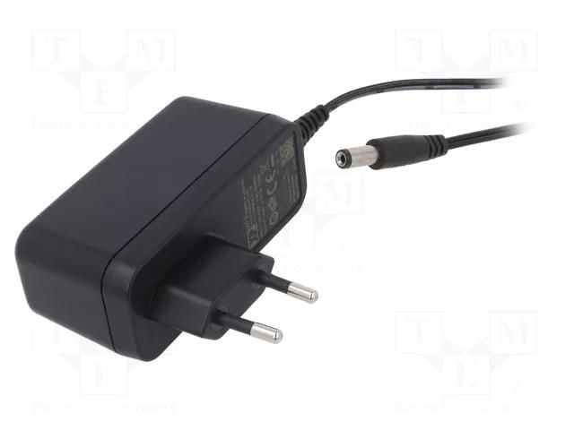 Power supply: switching; mains,plug-in; 24VDC; 0.75A; 18W; 85% XP POWER VEL18US240-EU-JA