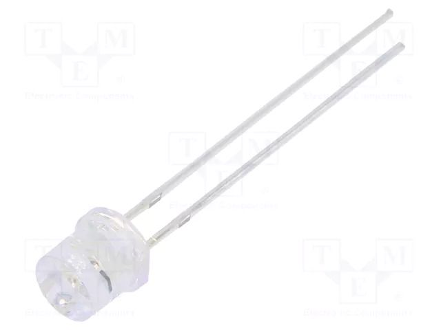CRLED; red; 5mm; 1120mcd; 140°; Front: flat; 12VDC; No.of term: 2 OPTOSUPPLY OSR5MA57E1A-CR14