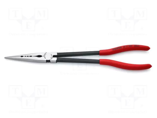 Pliers; flat; 280mm; blister KNIPEX KNP.2871280SB