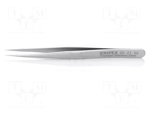 Tweezers; 110mm; for precision works; Blade tip shape: sharp KNIPEX KNP.922102