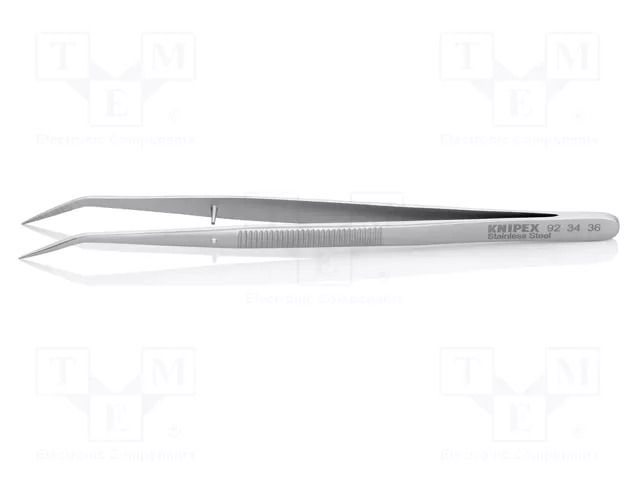 Tweezers; 150mm; Blades: curved; Blade tip shape: sharp; universal KNIPEX KNP.923436