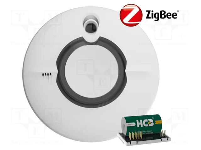 Meter: smoke detector; 132x40.5mm; 4÷38°C; Interface: ZigBee FIREANGEL FA-ST-630+ZB