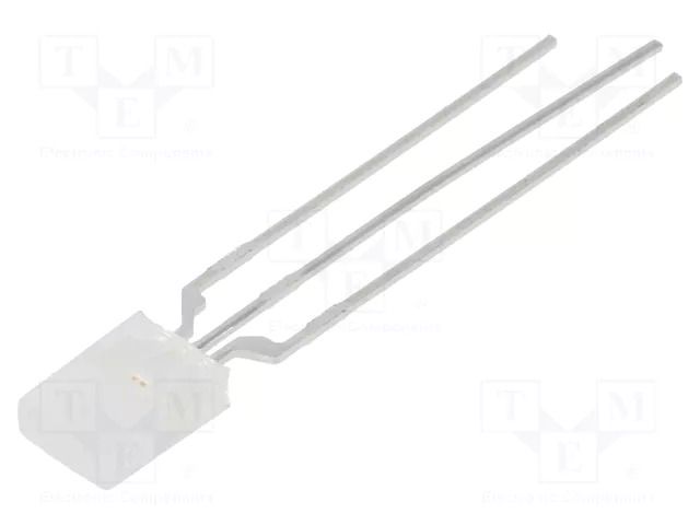 LED; red/green; rectangular; 2x5x7mm; 14mcd; 8mcd; 110°; Front: flat LUMEX SSL-LX2579IGW