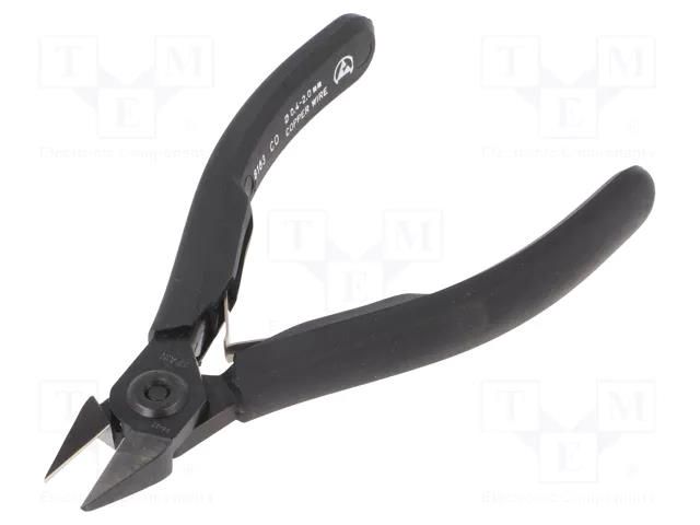 Pliers; side,cutting; ESD; blackened tool; 125mm; with side face LINDSTRÖM SA.8163CO