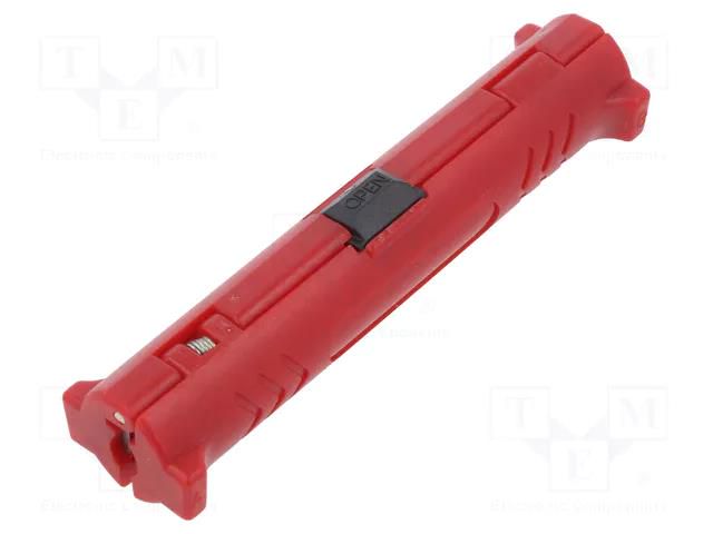 Stripping tool; 4.8÷7.6mm; Wire: coaxial LOGILINK PC-WZ0045