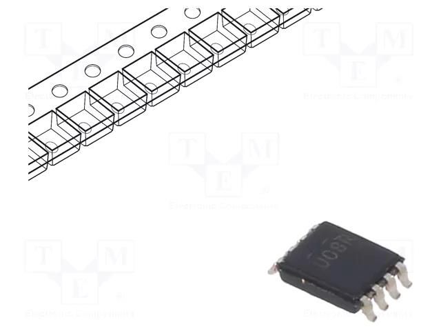 IC: digital; AND; Ch: 2; IN: 2; CMOS; SMD; VSSOP8; 0.8÷2.7VDC; -40÷85°C TEXAS INSTRUMENTS SN74AUC2G08DCUR