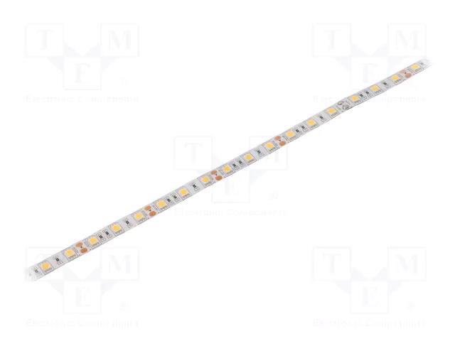 LED tape; white neutral; 5050; LED/m: 60; 10mm; white PCB; IP64 IPIXEL LED S010060CB1LZ-BNW