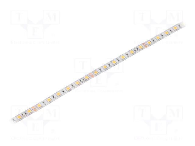 LED tape; white warm; 5050; LED/m: 60; 10mm; white PCB; IP64; 120° IPIXEL LED S010060CC1LZ-BWW