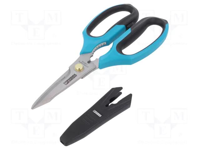 Scissors; 208mm; Application: for kevlar fibers cutting PHOENIX CONTACT PH-1139725