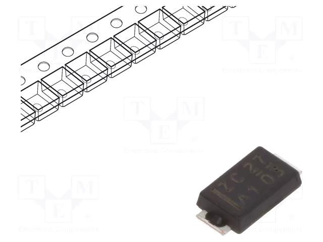 Diode: TVS; 600W; 27V; unidirectional; CE (SC110B) SHINDENGEN ST06-27CE-5063R