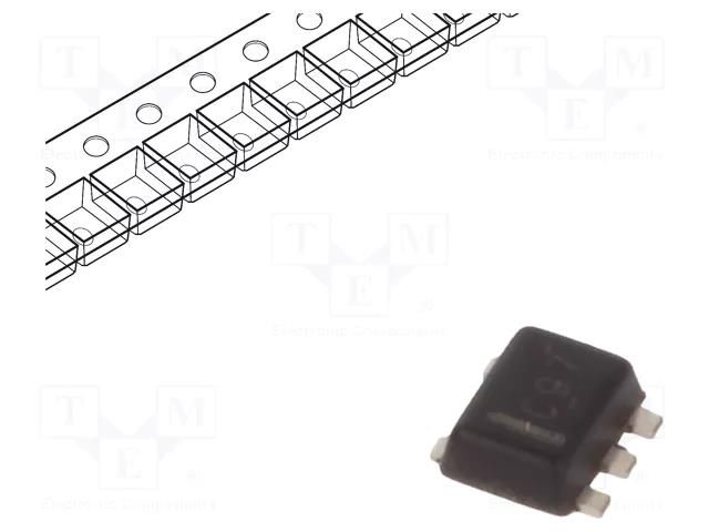 IC: digital; buffer,non-inverting; Ch: 1; CMOS; SMD; 1.65÷5.5VDC TEXAS INSTRUMENTS SN74LVC1G34DRLR