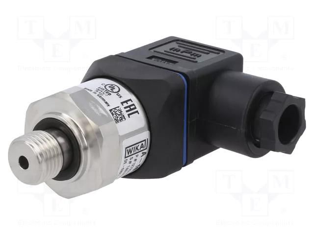 Converter: pressure; Pressure setting range: 0÷400bar; 0.5%; IP67 WIKA A106BG540HD1ZFCAGZ