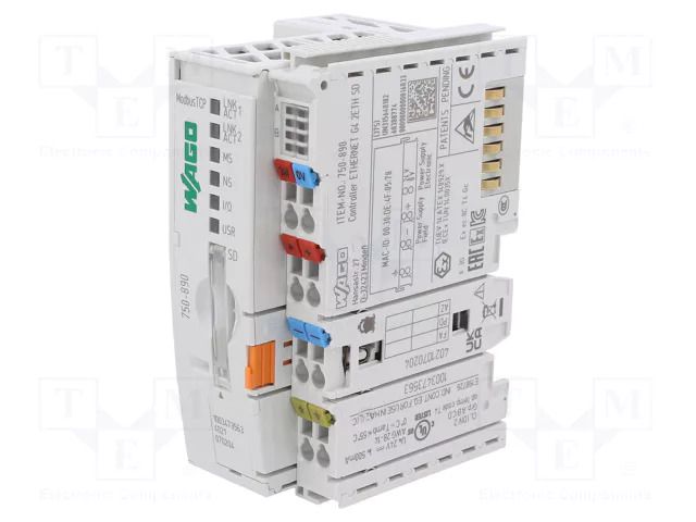 Automation module: PLC programmable controller; 750; IP20; 24VDC WAGO 750-890