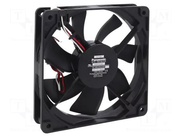 Fan: DC; axial; 24VDC; 120x120x25mm; 154.8m3/h; 37dBA; ball; 2500rpm PANASONIC ASFP10392