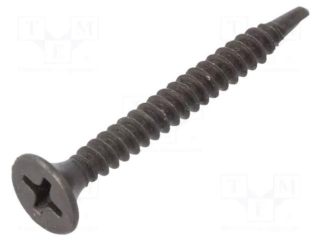 Screw; for drywall,for metal,for plastic; 3.5x35; Phillips; PH2 BOSSARD B3.5X35/BN978