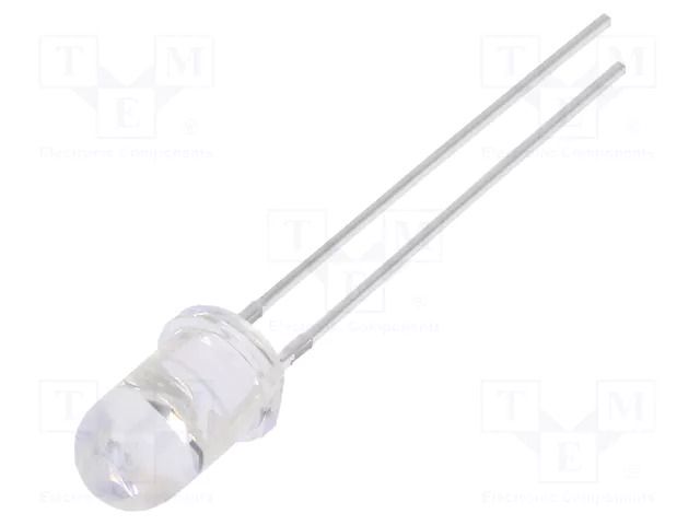 CRLED; orange; 5mm; 4200mcd; 60°; Front: convex; 5÷20VDC OPTOSUPPLY OSO5PA5B61A-CR14