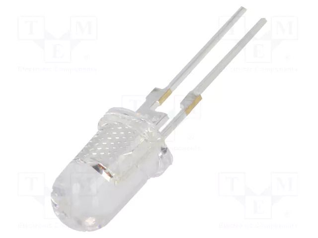 LED; yellow; 5mm; 18000÷22000mcd; 40°; Front: convex; 2.2÷2.6VDC OPTOSUPPLY OSY5XD5141R-150MA
