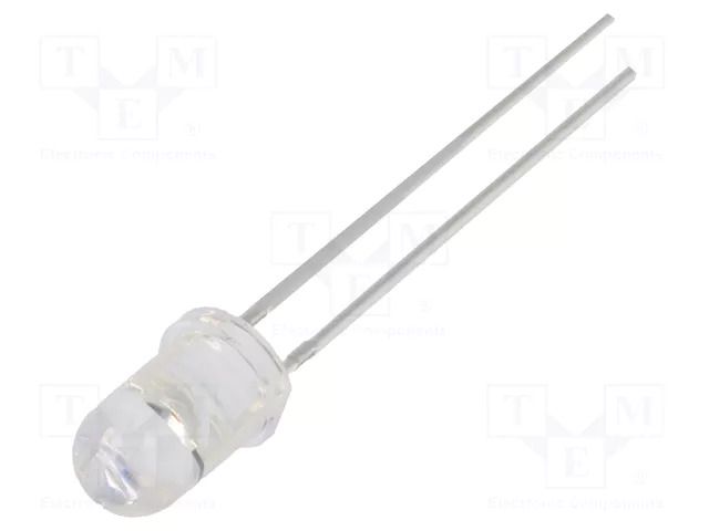 CRLED; yellow; 5mm; 3000mcd; 60°; Front: convex; 5÷20VDC OPTOSUPPLY OSY5PA5B61A-CR14